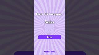 Guess The language Quiz Part 3 😎. How many did you guessed right ? #quiz #braingames #gameplay