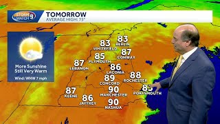 Video: Hot day before possible showers over weekend