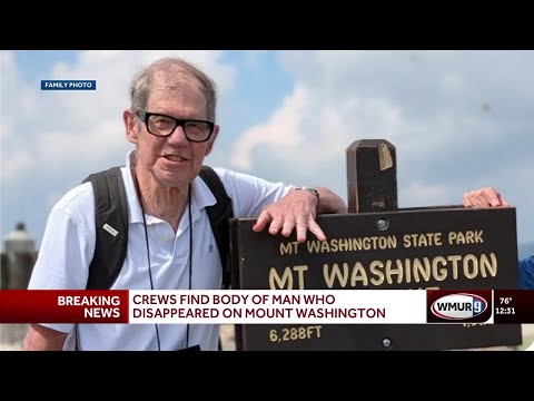 Body of Florida man reported missing on Mount Washington found