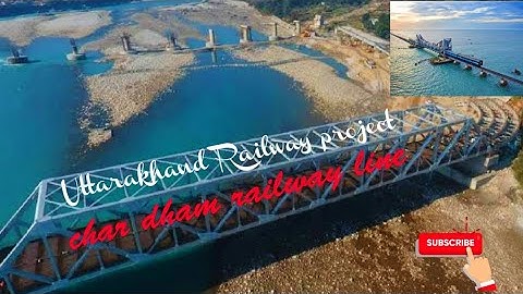 |Bow String Road Bridge measuring 125m over Alaknanda at Sivai Kaleshwar|Char Dham rail Pariyojna|