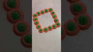 Satisfying Rangoli | Simple Rangoli | Easy Rangoli Tips and Tricks | ASMR #rangoli #satisfying #asmr