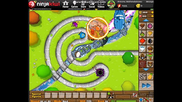 Bloons Tower Defense 5 Park Path Hard Rounds 1-85 No Lives Lost NLL