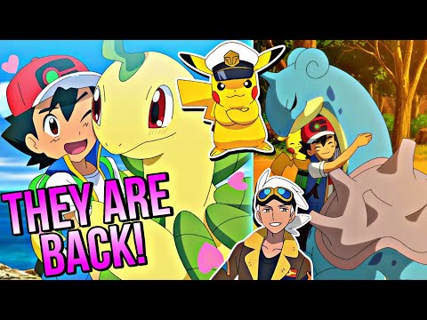 ◓ Anime Pokémon Journeys (Especial Ash Ketchum) • Episódio 144: Pocket  Monsters: A Bordo de Lapras ♪ (EP7)
