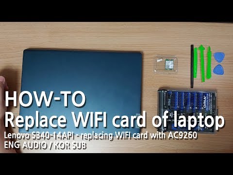 HOW TO:Replace WIFI card of laptop