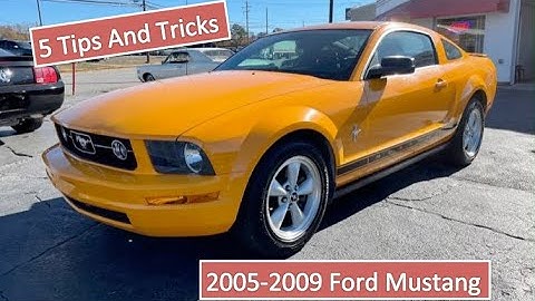 5 Tips and Tricks For Your 2005-2009 Ford Mustang