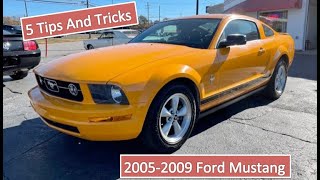 5 Tips and Tricks For Your 2005-2009 Ford Mustang