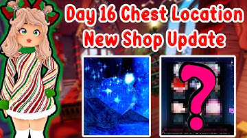 EASY Day 16 Chest Location And New Shop Update Royale High Glitterfrost Treasure Hunt Update