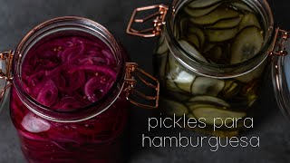 FASTEST easy dill PICKLES for your hamburgers