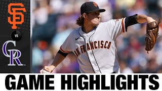 Colorado Rockies vs San Francisco Giants HIGHLIGHTS 16th May 2022 | MLB Highlights HD | MLB 2022