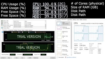 Arduino PC usage monitor (OLED + UNO + python)