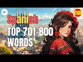 🇪🇸 Learn Spanish | 701-800 Most Frequently Used Words