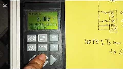 3-Wire Control for Forward, Reverse & Stop in Danfoss VLT5000 Inverter | Terminal Wiring & Setup