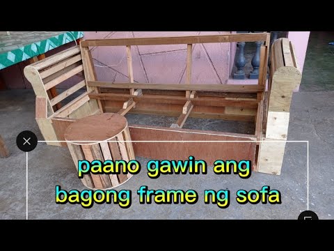 paano gawin ang bagong frame ng sofa#45