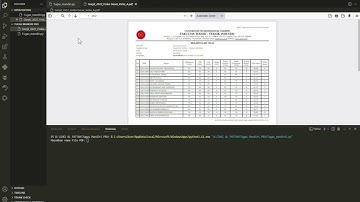 Demo Program Aplikasi Python ( Mengekstrak tabel dari file pdf ke csv )