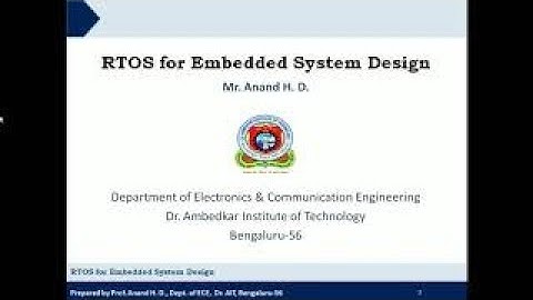RTOS for Embedded System Design Part 3