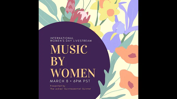 Music by Women Livestream Concert (3/8/2022) promo