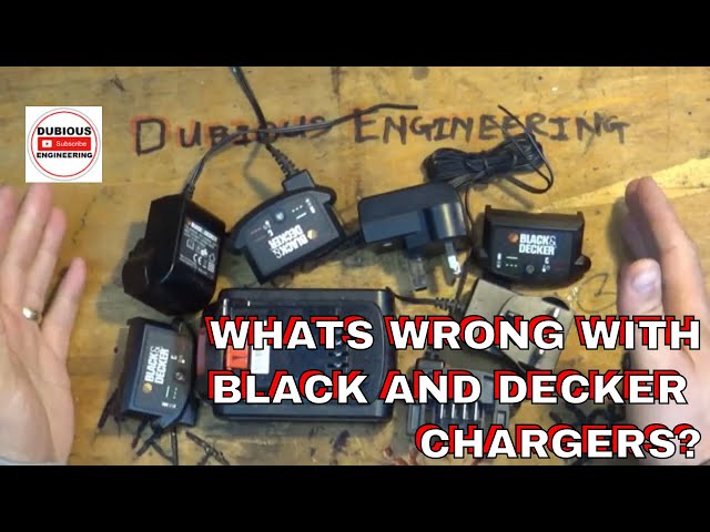 This Black & Decker Slide-on Charger Shorted Out