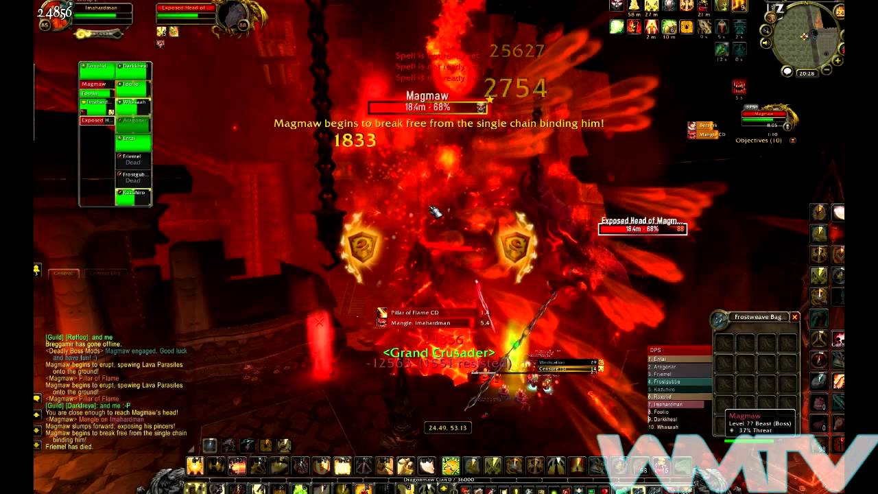 Bild från Wow Magmaw 10 man Tank pov