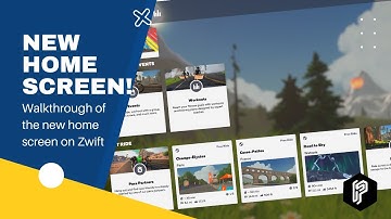 Quick Walkthough of Zwifts New Home Screen/UI