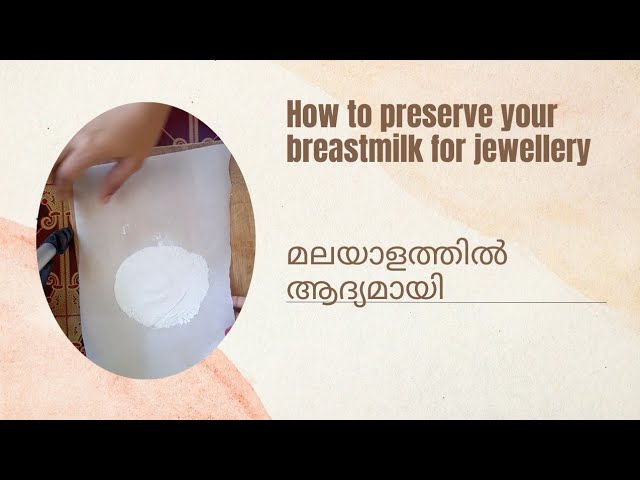 Breastmilk Preservation for DIY BREASTMILK JEWELRY! How to