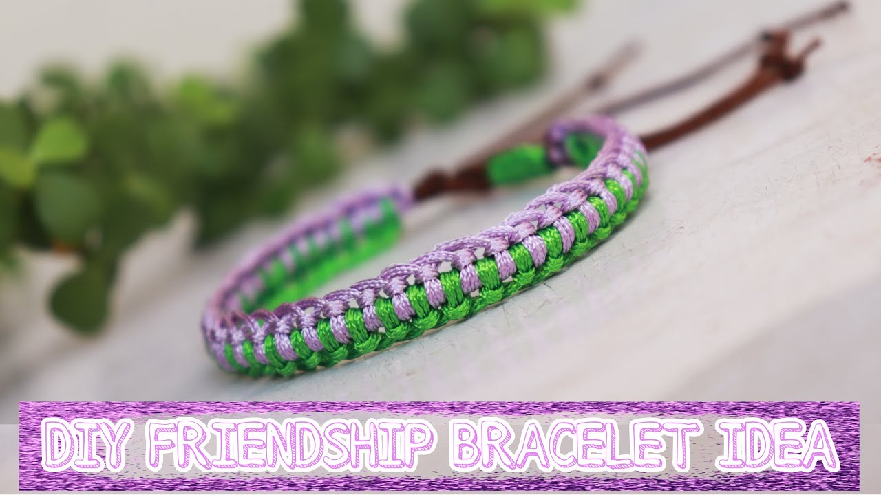 DIY FRIENDSHIP BRACELET IDEAS | HOW TO MAKE THREAD CRAFT AT HOME ...