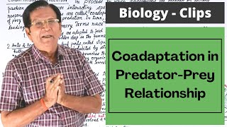 Coadaptation in Predator-Prey Relationship || Biology Clips