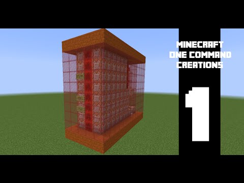 One Command Block Creations EP:1 - Camping And Furniture