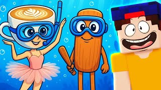 картинка: НУБ vs. ПРО vs. ИТАЛЬЯНСКИЕ ЖИВОТНЫЕ - Кто быстрее плавает? Brainrot Diving в РОБЛОКС
