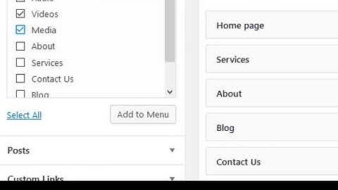 Creating Sub Menu Items in WordPress