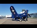 W.O.T.N. F4U-4 Corsair startup