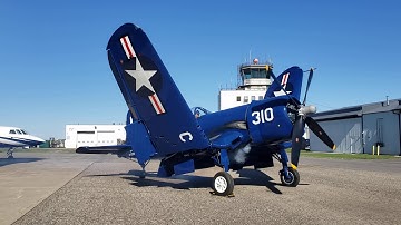 W.O.T.N. F4U-4 Corsair startup