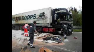 Mb.actros Mp4-Crash On The Road(Part 1)