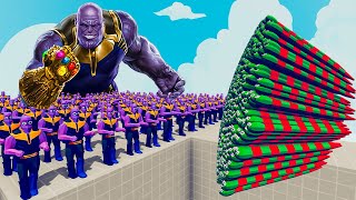 200x THANOS   1x GIANT vs EVERY GOD - Totally Accurate Battle Simulator TABS