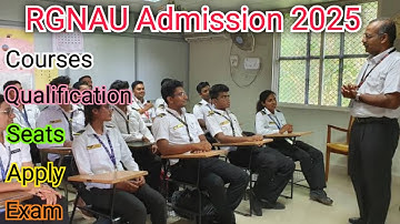 RGNAU Admission 2025. Give wings to your career in aviation sector! Courses for 12th pass student...
