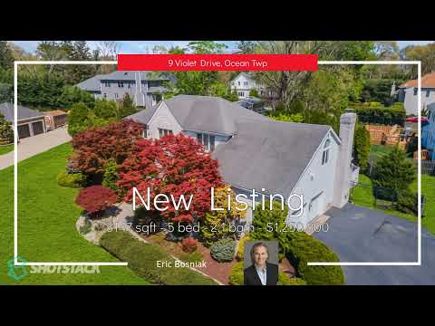 9 VIOLET DRIVE, Ocean Twp, NJ home video tour