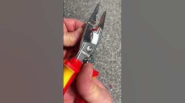 Kìm điện đa năng Knipex 13 96 200: Cắt tuốt bấm cos dây điện, cán cách điện 1000V chuẩn VDE #knipex