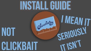 How to install Chocolatey Package Manager
