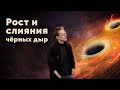 Рост и слияния чёрных дыр