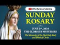 SUNDAY HOLY ROSARY 💙 JUNE 2, 2024 💙 THE GLORIOUS MYSTERIES OF THE ROSARY [VIRTUAL] #holyrosarytoday