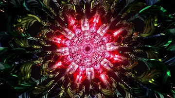 Pink Red 3d Animation Psychedelic Visual Lsd Dmt Vj Tunnel Loop Mandala Live Party Visual Video 4k