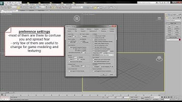 3dsmax Basics Tutorial - Solving the Preferences
