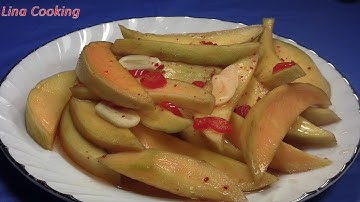 XOÀI NGÂM MẮM ỚT chua ngọt giòn giòn , ăn là ghiền || Lina Cooking