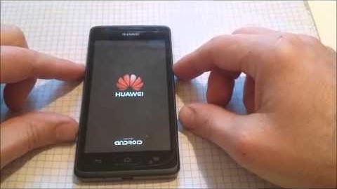 Huawei y530 factory reset