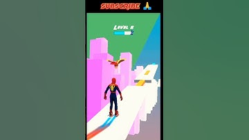 SPIDERMAN SKATER STACKER GAMEPLAY WALKTHROUGH | ANDROID,iOS MOBILE | SUPER HERO GAME | #SHORTS GAMES