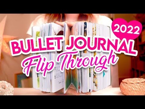 Bullet Journal Flip Through 2022  | Art Journal Reactions | PLAN WITH ME