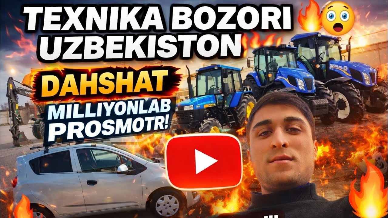 💯 23 FEVRAL 🚜🤯TEXNIKA BOZORI UZBEKISTON 2026 🔥 SHOK NARXLAR VA SIFATLI TRAKTORLAR❗ 🔥 