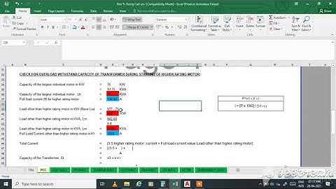 Transformer Sizing Calculation   Part 1 2