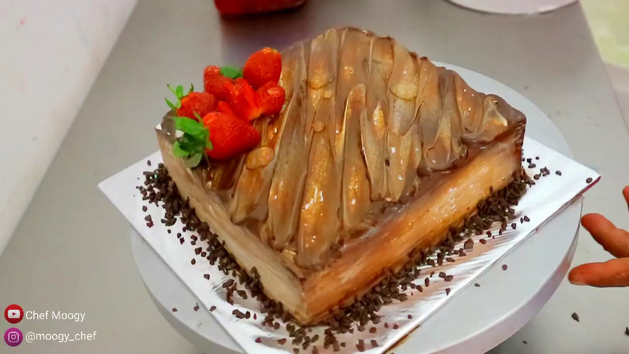Cara simple menghias kue  tart  siram coklat untuk  pemula  