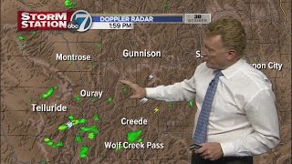 Hot and dry, with very few storms