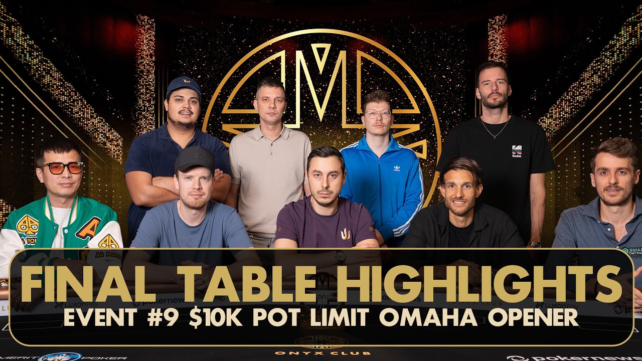 $450,000 for 1st! | $10,400 PLO Opener | FINAL TABLE Highlights  | Onyx Club